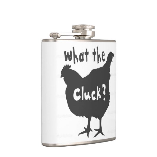 Wat de Cluck? Heupfles (Rechts)