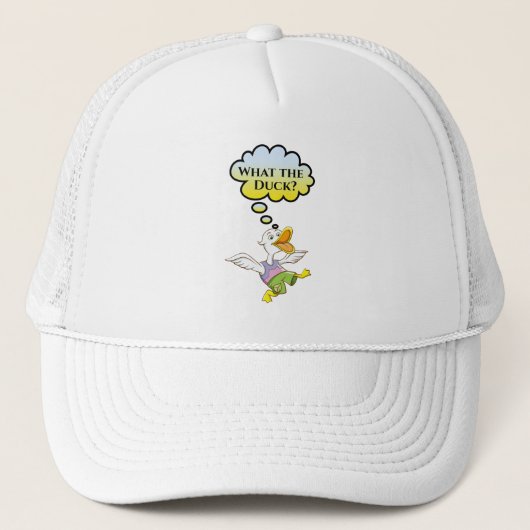 Wat de Duck? Trucker Hat Pet (Voorkant)