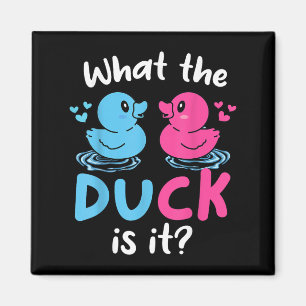 Wat de eenden is het Baby Gender Reveal Party Baby Magneet