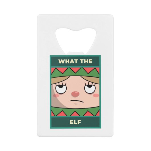 Wat de Elf Kredietkaart Flessenopener (Voorkant)