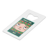 Wat de Elf Kredietkaart Flessenopener (Achterkant Gekanteld)