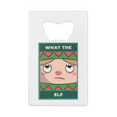 Wat de Elf Kredietkaart Flessenopener (Achterkant)