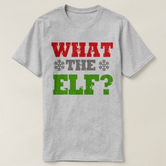 WAT DE ELF T-SHIRT (Design voorkant)