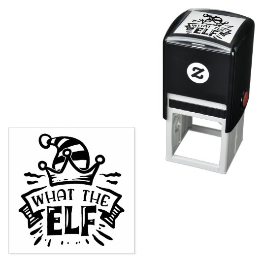 Wat de Elf Zelfinking Rubber Stamp Zelfinktende Stempel (In situ)