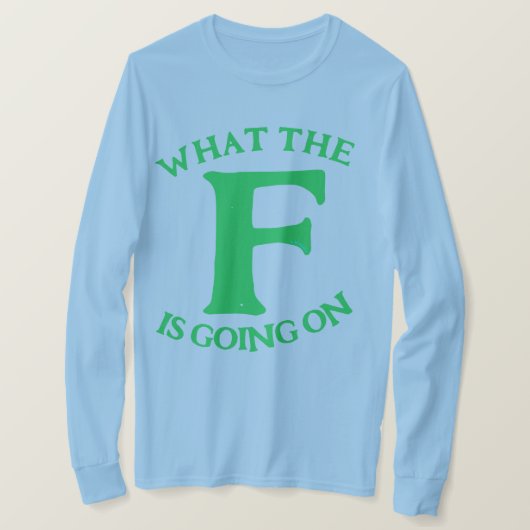 WAT DE F AAN DE HAND IS - T-SHIRT (Design voorkant)