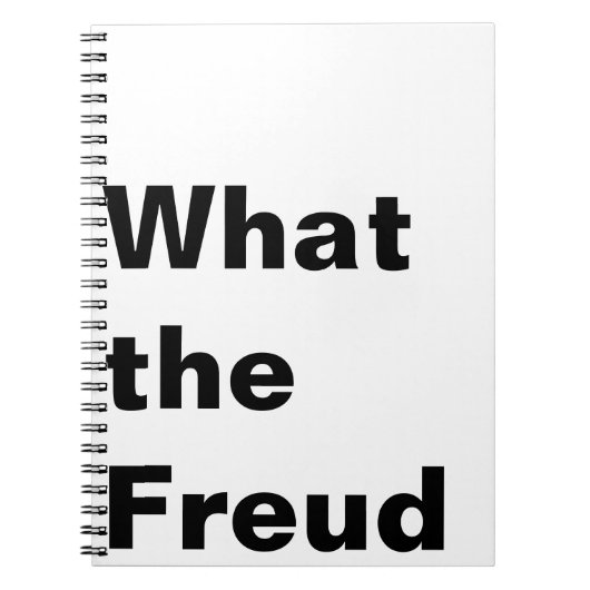 Wat de Freud Notitieboek (Voorkant)