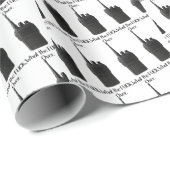 Wat de Fu*k over grappige Walkie Talkie icoon Cadeaupapier (Rol Hoek)