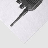 Wat de Fu*k over grappige Walkie Talkie icoon Tissuepapier (Detail)