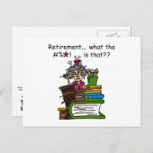 Wat de Humor van de Pensionering is Briefkaart (Voorkant / Achterkant)
