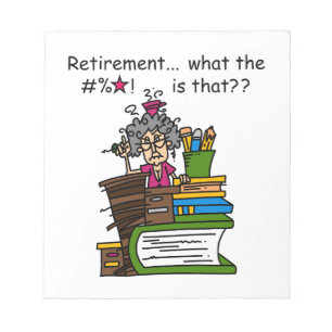 Wat de Humor van de Pensionering is Notitieblok