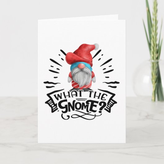 Wat De Kabouter Grappige Kerst Grappen Kaart (Voorkant)