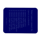 Wat de Kanker niet de Magneet van het Gedicht (Bla (Horizontaal)