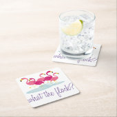 Wat de kudde vierkante kartonnen onderzetter (Insitu)