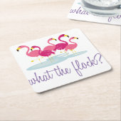 Wat de kudde vierkante kartonnen onderzetter (Schuin)