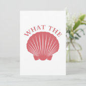 Wat de Shell Bedankkaart (Staand voorkant)