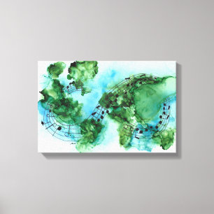 Wat de wereld nu nodig heeft is Love Sweet Love Canvas Afdruk