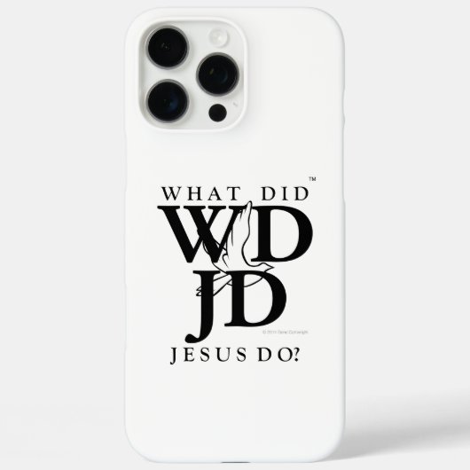 Wat deed Jezus? Case-Mate iPhone Case (Achterkant)