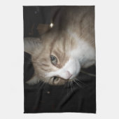 Wat denkt hij? theedoek (Verticaal)