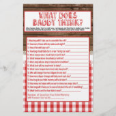 Wat denkt papa? Rood Baby Q (Voorkant)