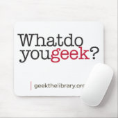 Wat doe je? muismat (Met muis)