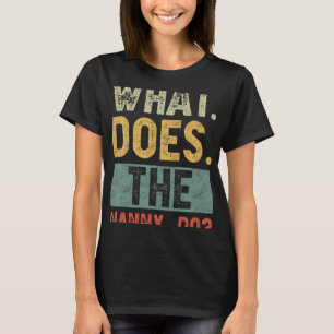 Wat doet de nanny Gezegde Sarcasm 1 T-shirt