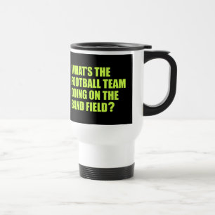 Wat doet het Football Team? School Band-Humor Reisbeker