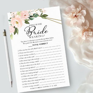 Wat Draagt De Bruid Spel Roze Blush Flyer