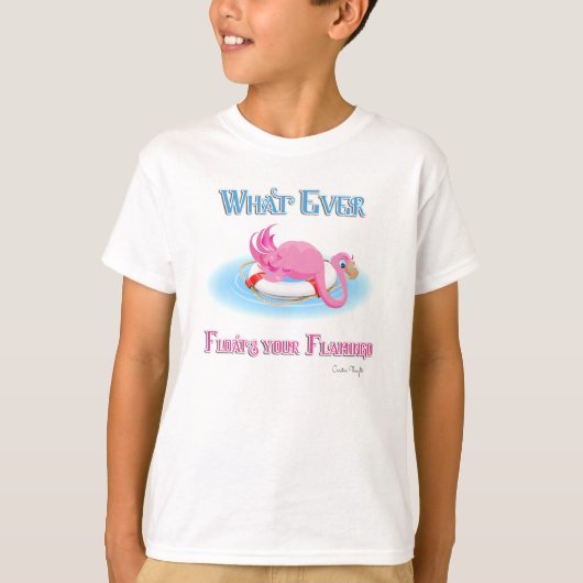Wat drijft je Flamingo 3? T-shirt (Voorkant)