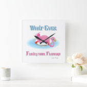 Wat drijft je Flamingo 3? Vierkante Klok (Huis)