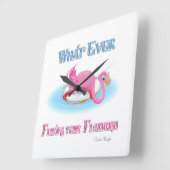 Wat drijft je Flamingo 3? Vierkante Klok (Hoek)