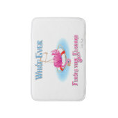 Wat drijft je Gekke Flamingo ook uit Badmat (Voorkant Verticaal)