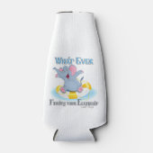 Wat drijft je olifant? flesjeskoeler (Voorkant)