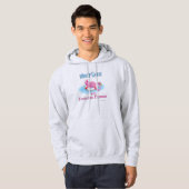 Wat drijft je roze flamingo? hoodie (Voorkant volledig)