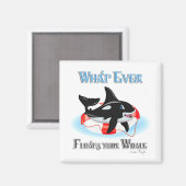 Wat drijft je walvis 2? magneet (Voorkant / Achterkant)