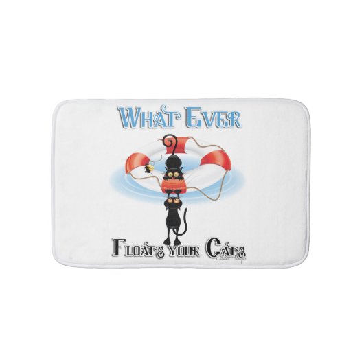 Wat drijft ooit je katten 2 badmat (Voorkant)