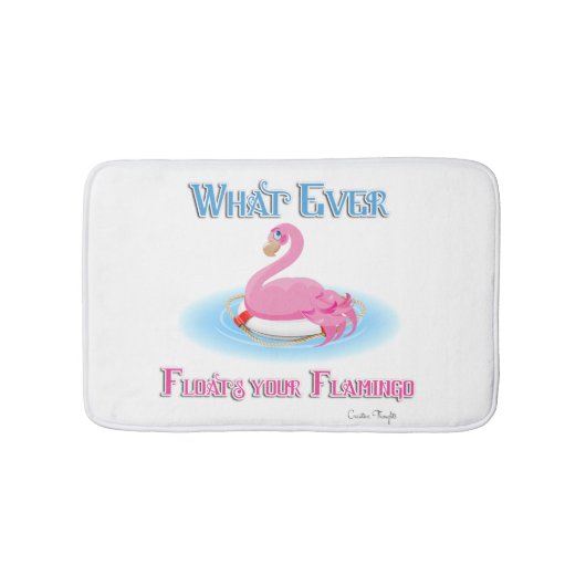 Wat drijft Uw Flamingo 2 Badmat (Voorkant)