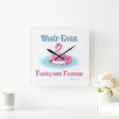 Wat drijft Uw Flamingo 2 Vierkante Klok (Huis)