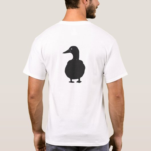 Wat Duck? Grappig gedrukt aan beide zijden T-shirt (Achterkant)