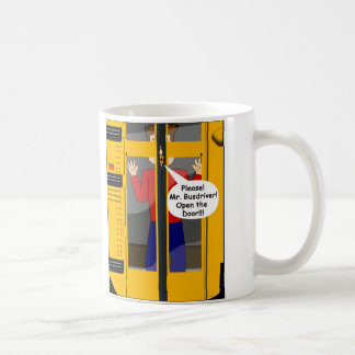 Wat een busbestuurder moet ontspannen, koffie. koffiemok