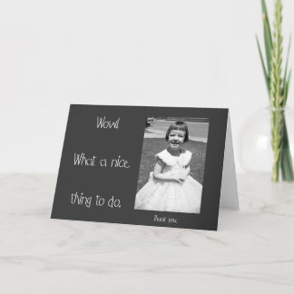 Wat een Ding van Nice doet Bedankkaart