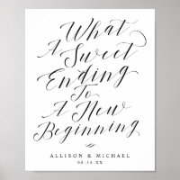Wat een fijn eindigend grafisch kalligrafieteken