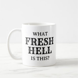 Wat een frisse hel is dit koffiemok