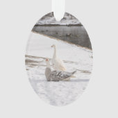 Wat een gans ornament (voorkant)