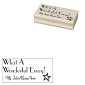 "Wat een geweldig Essay!" Instructeur Rubber Stamp Rubberstempel (Gestempeld)