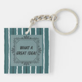 Wat een geweldig idee! - Sleutelhanger (Achterkant)