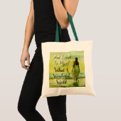 Wat een geweldige Canvas tas in de wereld (Voorkant (product))