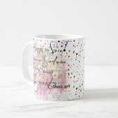 Wat een geweldige mok van je kunstkoffie (Voorkant links)