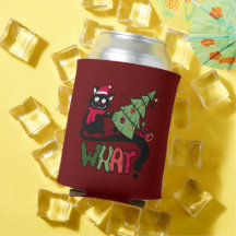 Wat een grappige Koelbox van een kerstkat, humoris