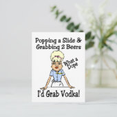 Wat een helling briefkaart (Staand voorkant)