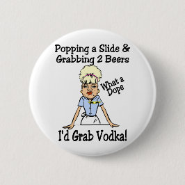 Wat een helling ronde button 5,7 cm